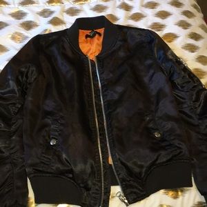 Black Bomber Jacket.